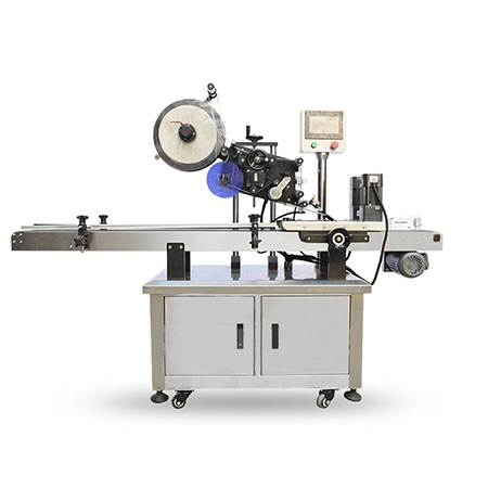 Automatic-top-side-plane-labeling-machine